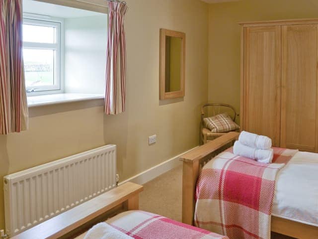 Ample storage in twin-bedroom | Ash Cottage - Ash and Oak Cottages, near Rothbury