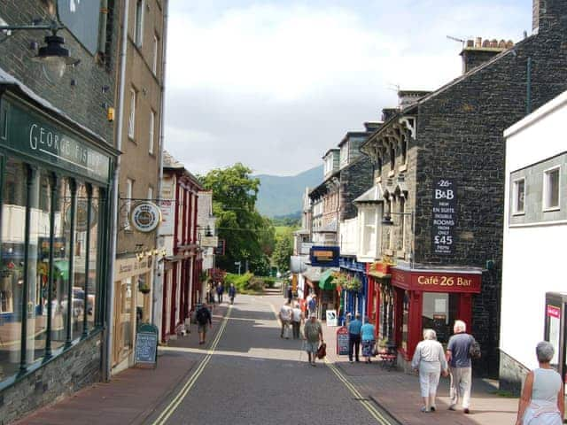 Balmoral flats overlook this Keswick high Street | Balmoral House, Keswick