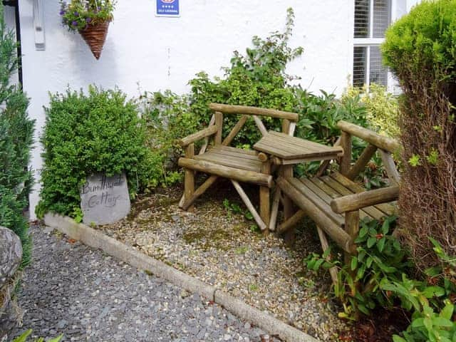 Sitting-out-area | Burnthwaite Cottage, Ings