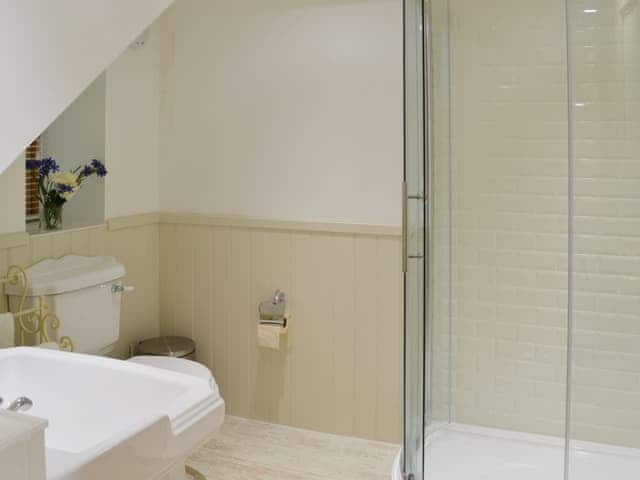 Modern shower room | Forest Cottage, Northwold