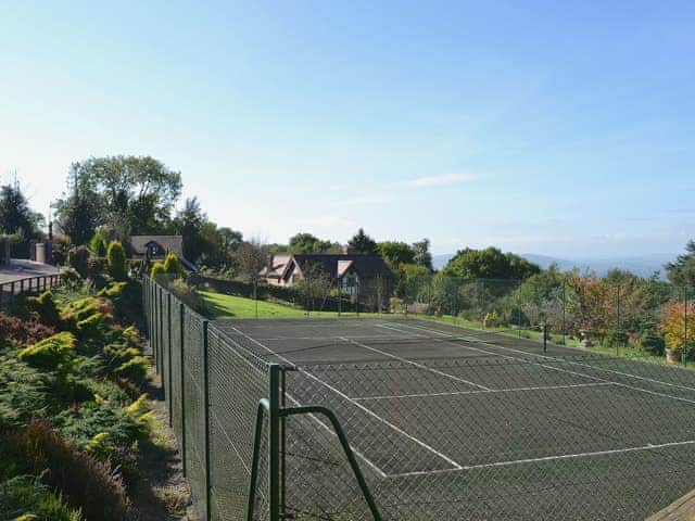 Tennis court | Angel Barn, Bitterley, nr. Ludlow