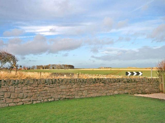 View of Bamburgh Castle from lounge | Ziggy&rsquo;s Retreat, Seahouses