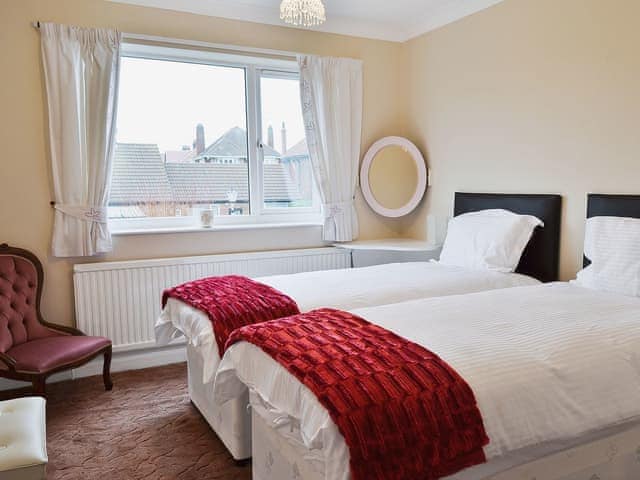 Twin bedroom | The Beach Hut, Bridlington