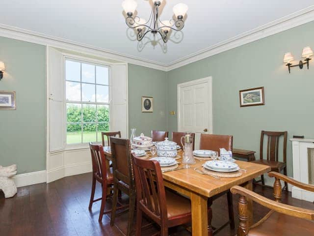 Light and airy dining room | Tilney Hall, Kings Lynn