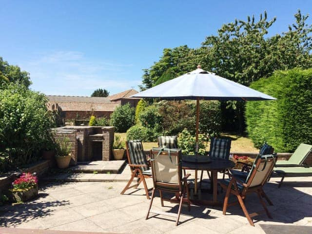 Relaxing sitting-out-area | Carr House, Cayton, Scarborough