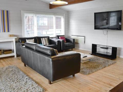 Living room | Berridon Hall Lodges - Roscarrock, Bradworthy, nr. Holsworthy