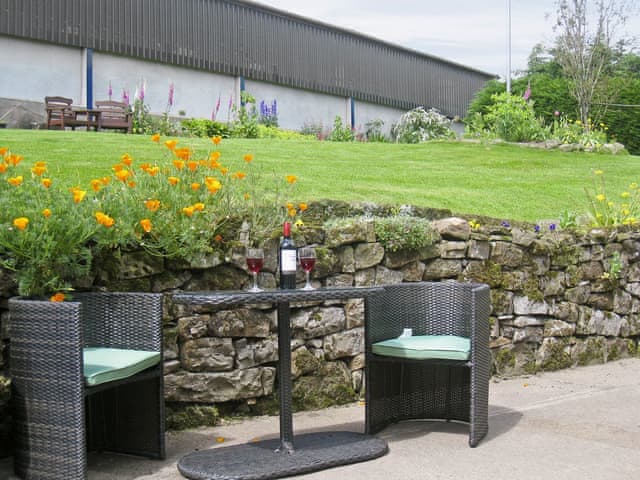 Sitting out area | Ellerbeck Cottage, Swaledale Cottage - Swaledale and Ellerbeck Cottages, Caldbeck, near Keswick