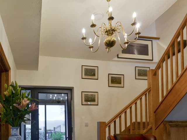 Impressive hallway and stairs | The Corn Store - High Thorn Farm Cottages, Selside near Kendal