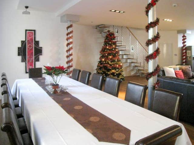 Dining area at Christmas | Dales Chapel, Middleton-in-Teesdale