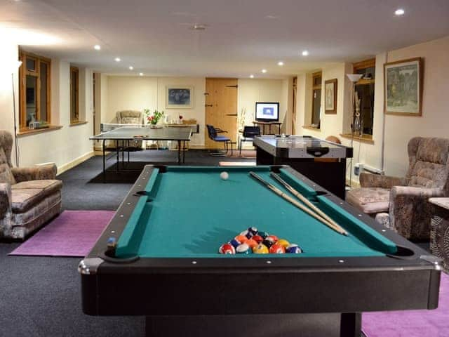 Games room | Ladwood Farm - The Old Barn, Acrise, nr. Folkestone