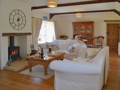 Tastefully furnished living/dining room | The Stables, Bolam, near Darlington