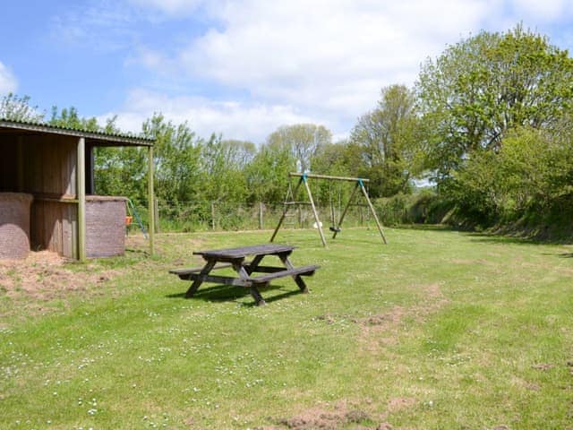 Children&rsquo;s play area | Trecan Farm Cottages - Linhay, Lanreath, nr. Lostwithiel