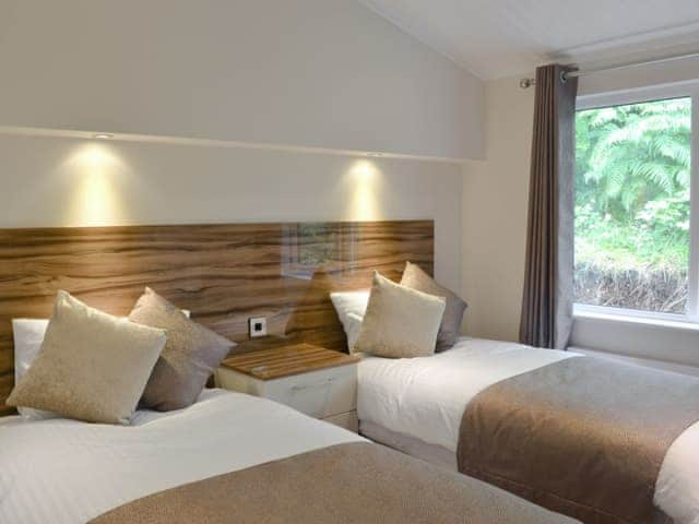 Twin bedroom | Lake Bank Lodge, Water Yeat near Coniston