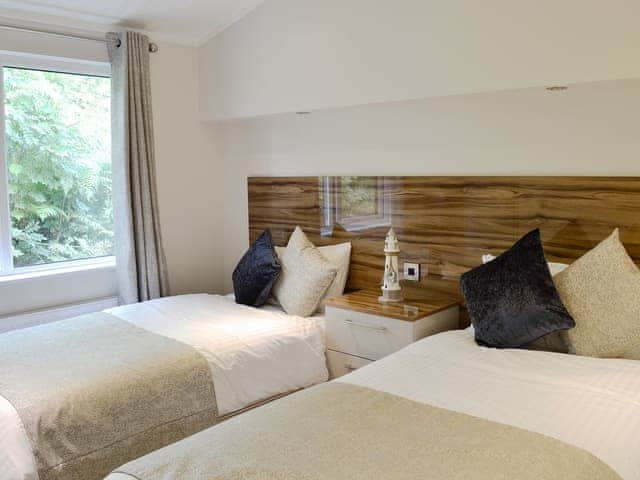 Twin bedroom | Lake Bank Lodge, Water Yeat near Coniston