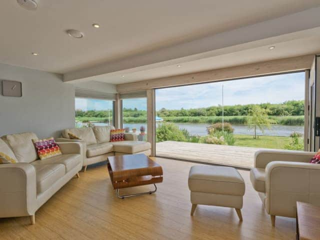 Spectacular views from living area | Silver Dawn, Horning, near Wroxham