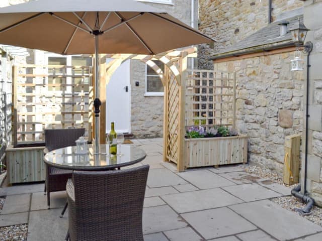 Patio | Hill View Cottage, Sinnington near Pickering