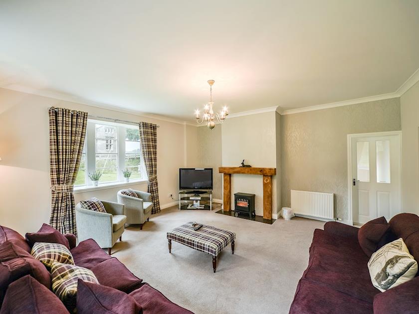 Spacious and elegant living room | MacKenzie Cottage - Blairquhan Castle Estate, Straiton, near Maybole