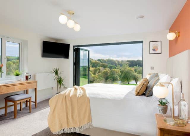  Typical apartment, please note interiors may vary. | Valley First Floor Apartment Balcony - Clawford Lakes Resort and Spa, Clawton, Nr Holsworthy