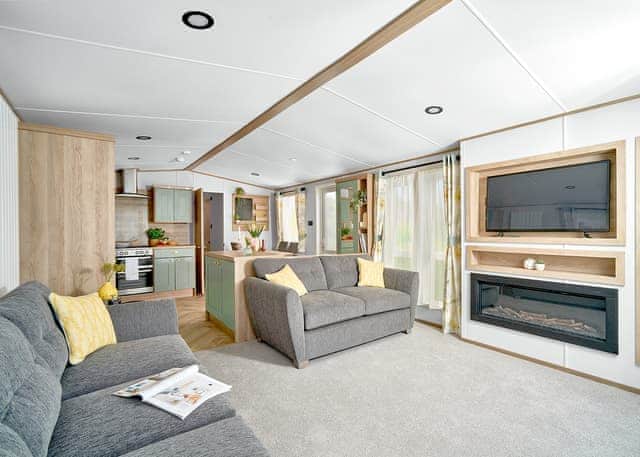Diamond 3 Bed Caravan Hot Tub - Clarach Bay Holiday Village, Clarach Bay, Nr Aberystwyth