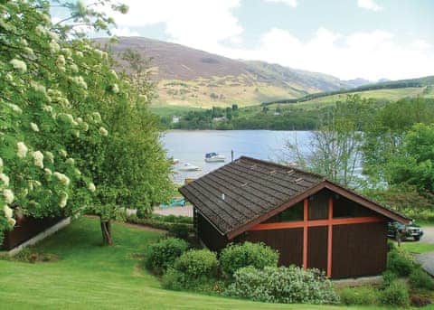 The park setting overlooking Loch Earn