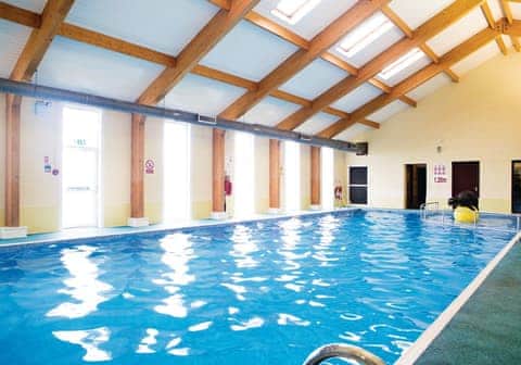 Indoor heated swimming pool at Auchenlarie