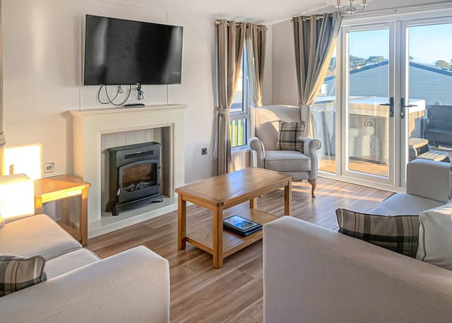 Typical | Comfort Plus Lodge Hot Tub 6 - Praa Sands Holiday Park, Penzance