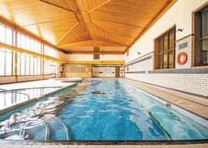 Indoor heated pool | Penrhos Park, Llanrhystud, Cardiganshire