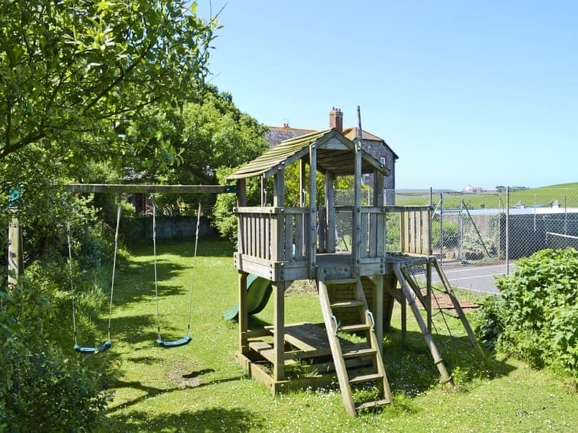 Children’s outdoor play area  | Barn Cottage, Goose Cottage - Quinceborough Farm, Widemouth Bay, near Bude
