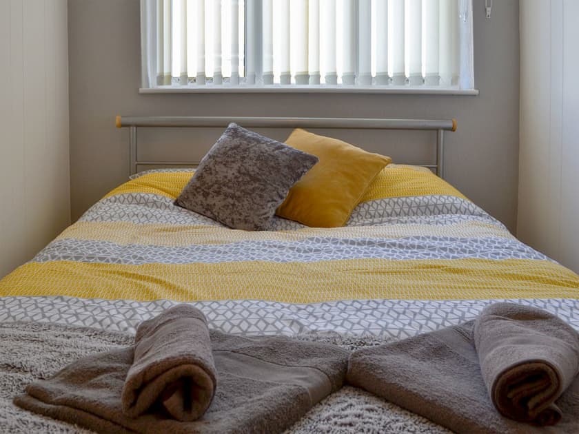 Comfy double bedroom | Ashover Lodge, Towyn, near Rhyl 