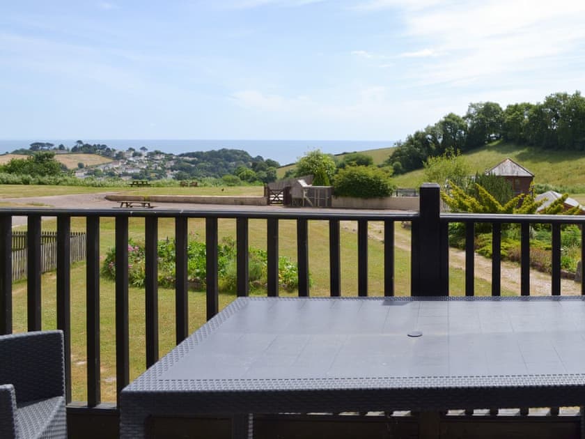 Lovely sea views from the balcony | The Old Dairy - Higher Holcombe Farm, Holcombe, Teignmouth