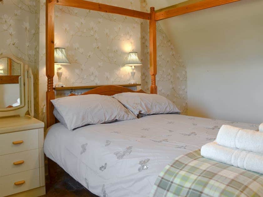 Relaxing four poster bedroom | Y Bwthyn, Llandygai, near Bangor