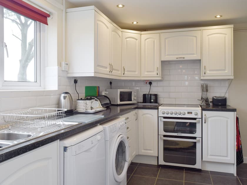 Well-equipped fitted kitchen | Rose Farm Cottage, Frostenden, near Beccles