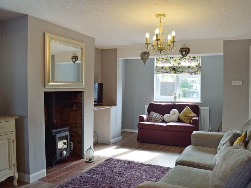 Stylishly furnished living/dining room | Florence Cottage, Pakefield, near Lowestoft