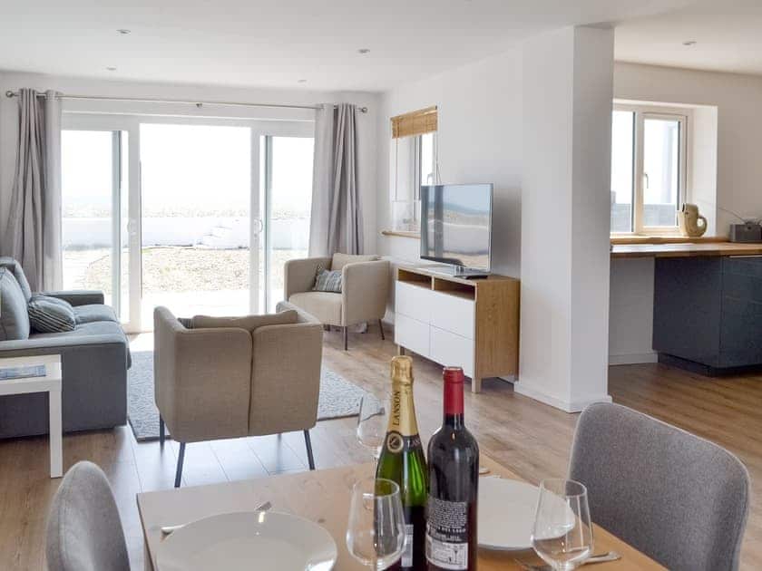 Open-plan living space with amazing sea-views | Salty Lodge, Hayling Island
