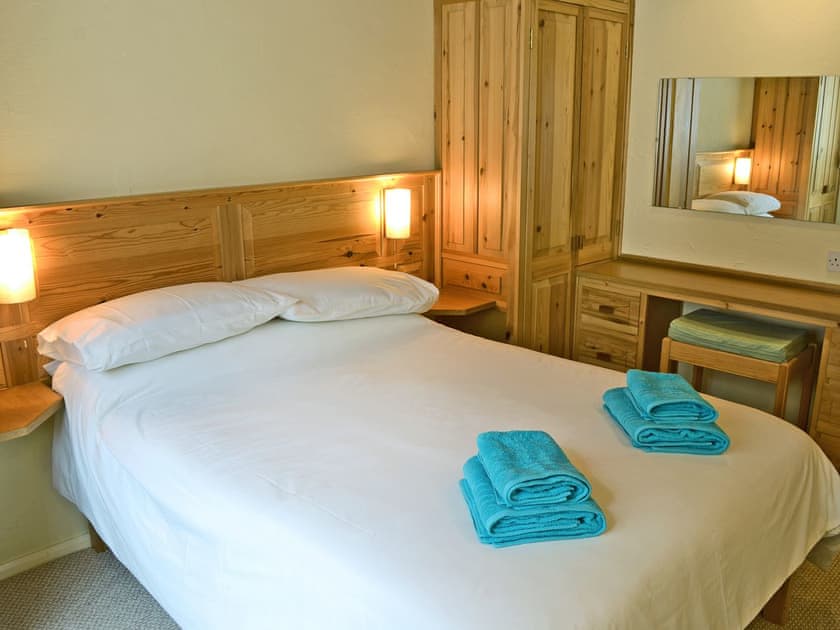 Comfortable double bedroom  | Morvoren - Polhaun Holiday Apartments, Mevagissey, near St Austell