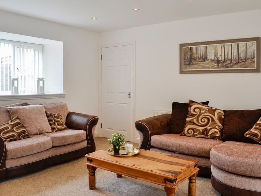 Welcoming living room | Kirroughtree Steading 1 - Kirroughtree Steading Holidays, Newton Stewart