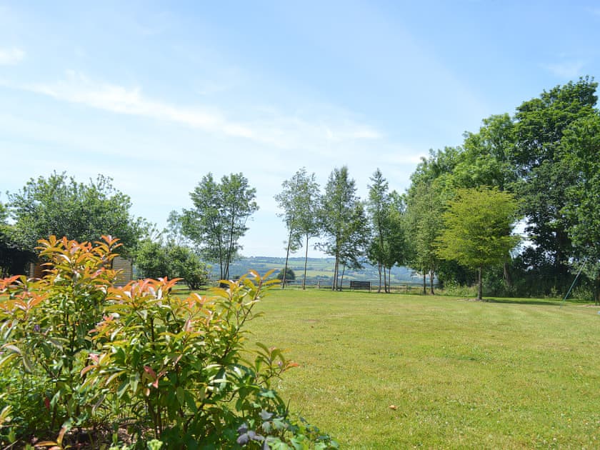 Veranda’s stunning panoramic, long distance countryside and moorland views  | The Headmaster’s Cottage, South Hill, near Tamar Valley