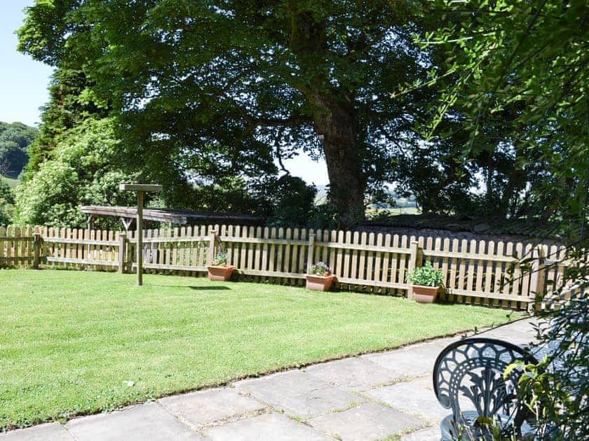 Enclosed garden | Oxlow End Cottage, Peak Forest, nr. Buxton
