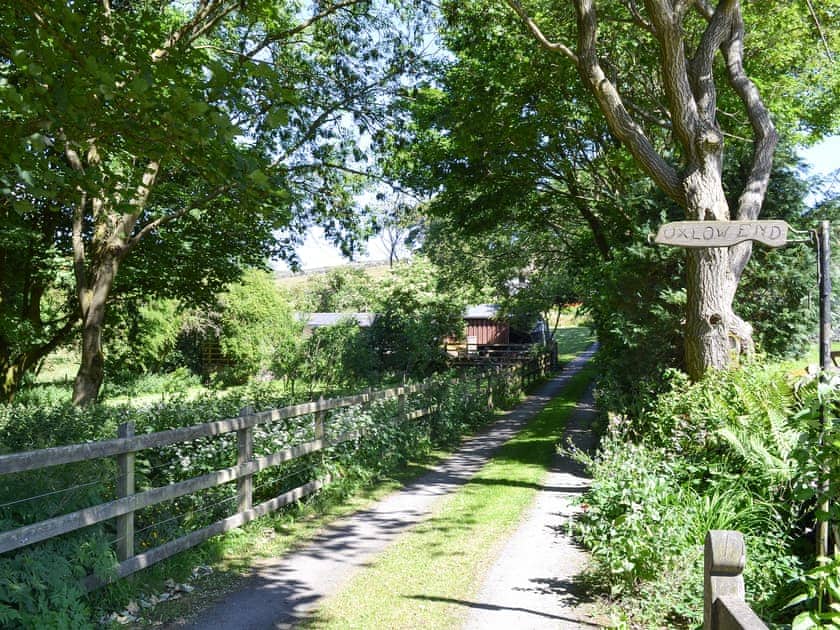 Driveway | Oxlow End Cottage, Peak Forest, nr. Buxton
