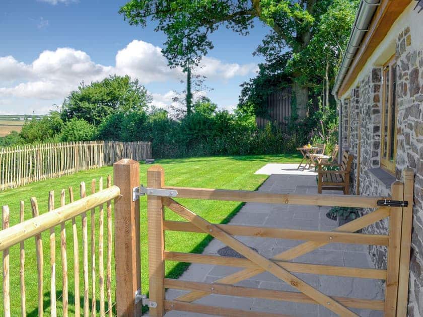 Charming enclosed garden | The Cart Linhay, Meshaw, near South Molton