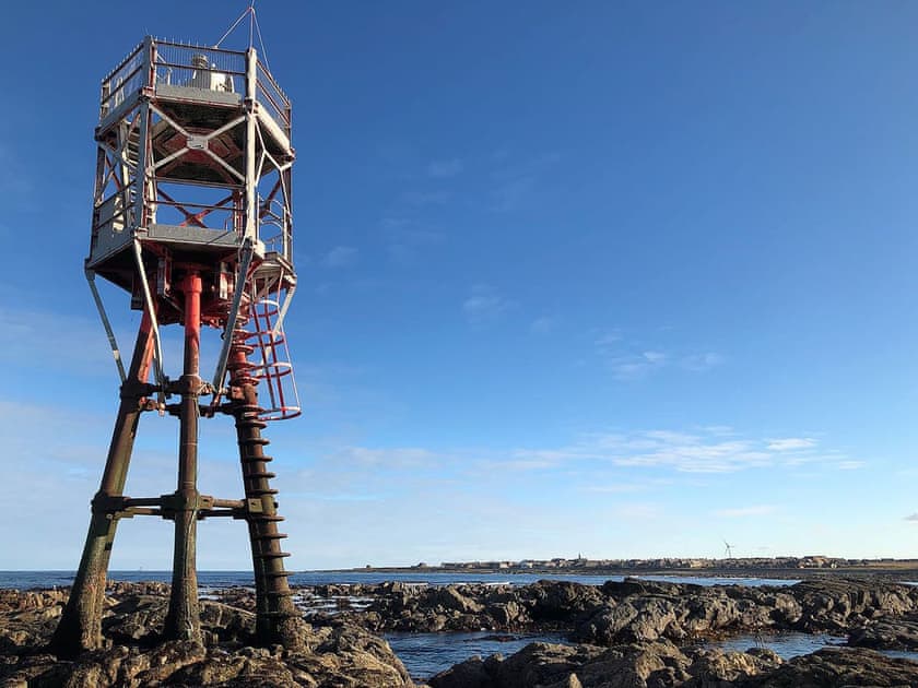 Cairnbulg Beacon overlooking Cairnbulg and Inverallochy | Cotton Shore, Inverallochy, near Fraserburgh