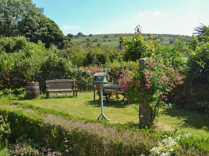 Pretty garden and grounds | Moorview Cottage, Cudlipptown, near Tavistock