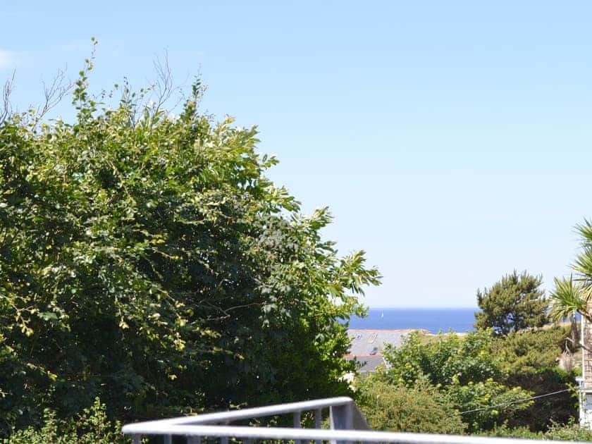 Sea view from the garden | Palm Villa, Porth, near Newquay
