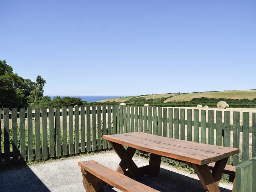Sitting out area with great views | Ty Nant, Llanon, near Aberaeron
