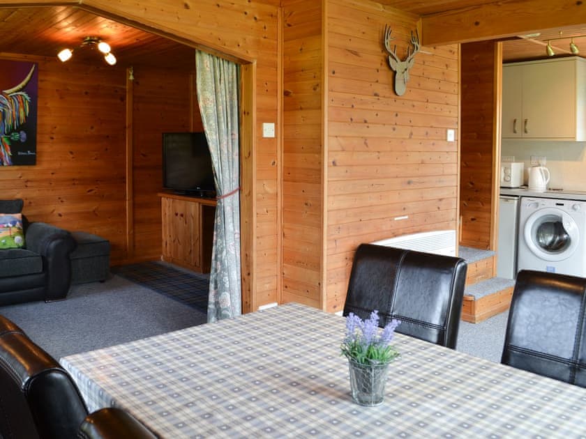 Living room with dining area | Loch Arkaig, Corpach, Fort William