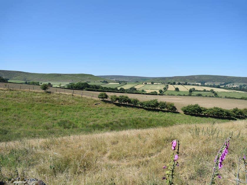 Wonderful views over rolling countryside | The Granary, The Byre - Millinder House, Westerdale, near Castleton