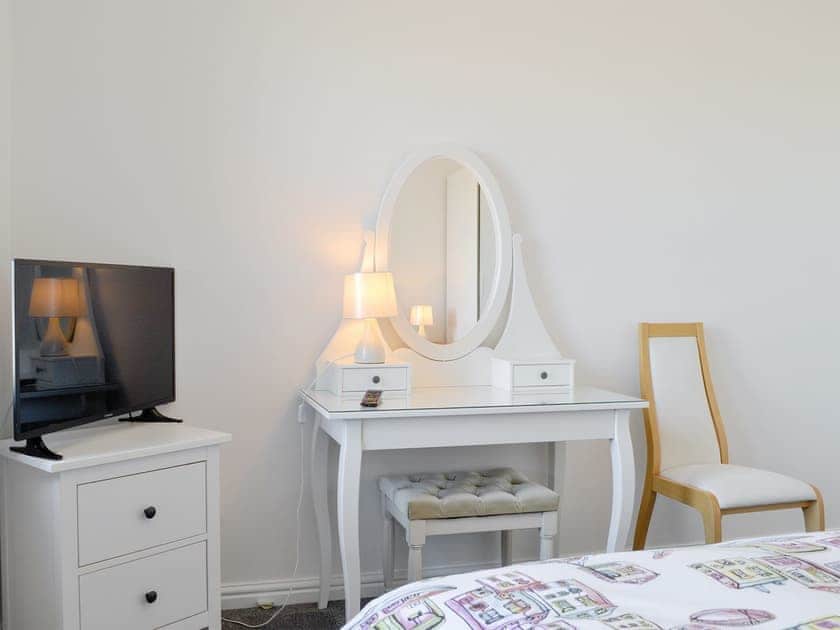 Dressing area within second double bedroom | Harbour Gates, Maryport