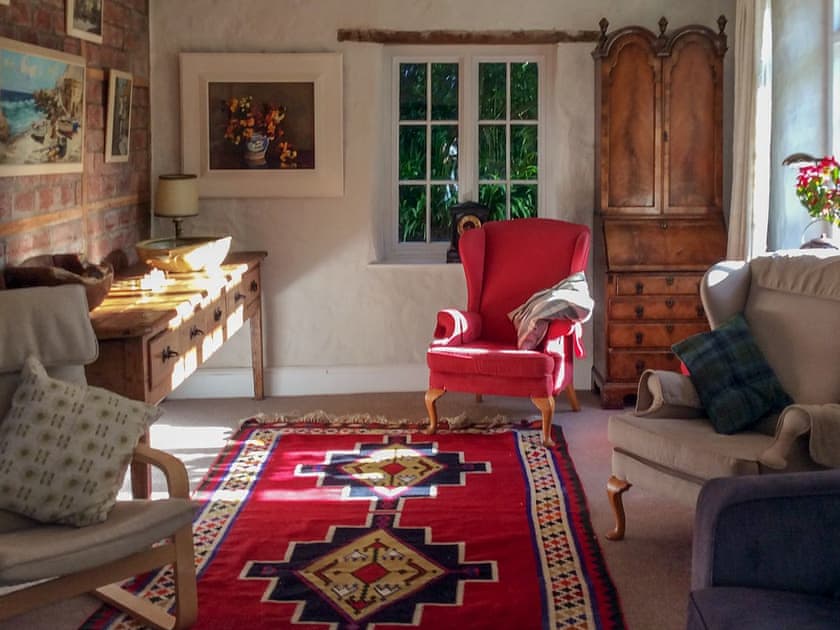 The Sitting Room in the morning Sun | Lordship FarmhousePottery, Wolfscastle, near Haverfordwest