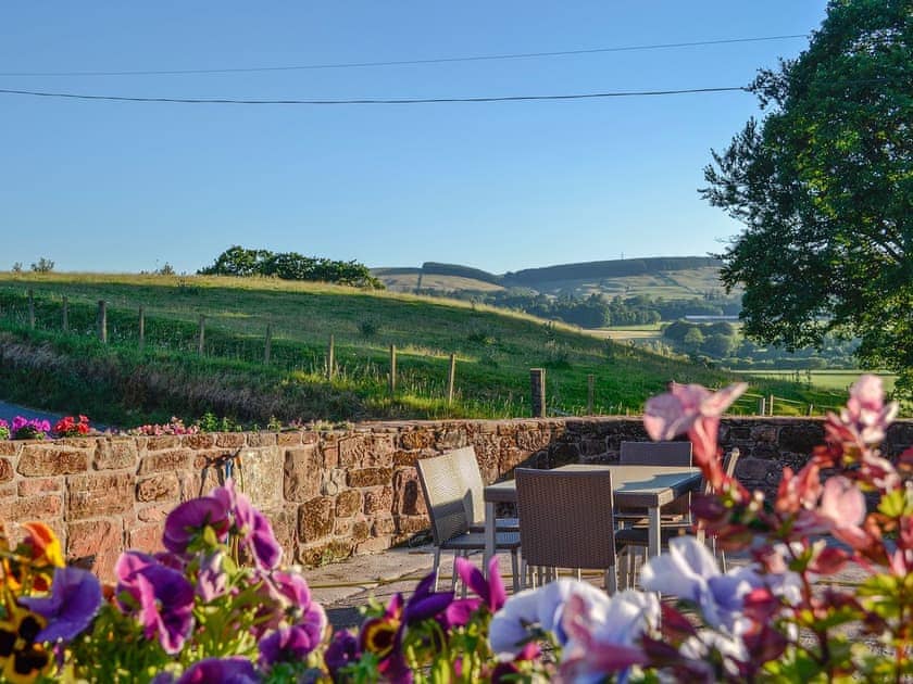 Pretty outside space | Liftingstane Dairy Cottage - Liftingstane, Closeburn, near Thornhill