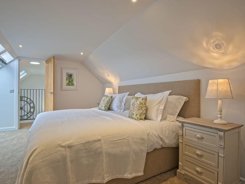 Comfortable double bedroom | Curlew Cottage, Mossyard, near Gatehouse of Fleet